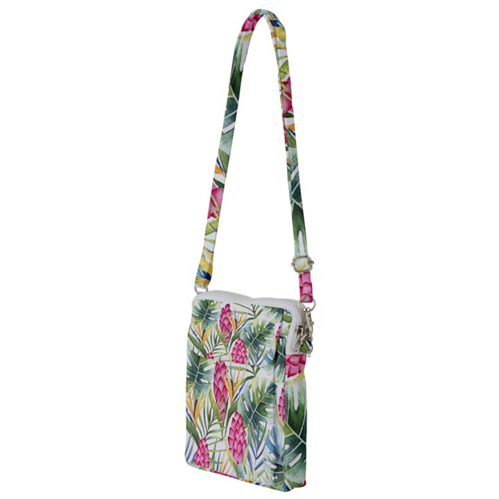 Tropical flowers Multi Function Travel Bag