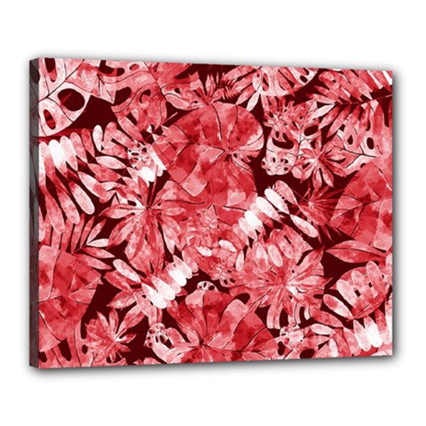 Red Leaves Canvas 20  X 16  (stretched) by goljakoff