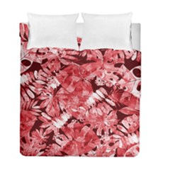 Red Leaves Duvet Cover Double Side (full/ Double Size) by goljakoff