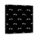 Black And White Boxing Motif Pattern Mini Canvas 6  x 6  (Stretched) View1