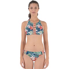 Tropical Flowers Perfectly Cut Out Bikini Set by goljakoff