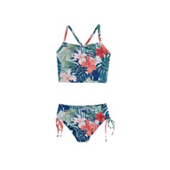 Tropical Flowers Girls  Tankini Swimsuit by goljakoff