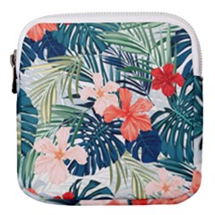 Tropical Flowers Mini Square Pouch by goljakoff