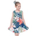 Tropical flowers Kids  Summer Dress View1