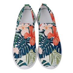 Tropical Flowers Women s Slip On Sneakers by goljakoff