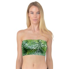 Green Leaves Bandeau Top by goljakoff