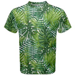 Green Leaves Men s Cotton Tee by goljakoff