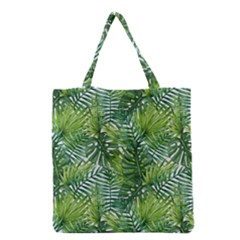 Green Leaves Grocery Tote Bag by goljakoff