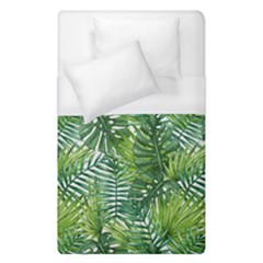 Green Leaves Duvet Cover (single Size) by goljakoff