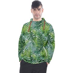 Green Leaves Men s Pullover Hoodie by goljakoff