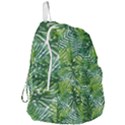 Green leaves Foldable Lightweight Backpack View3