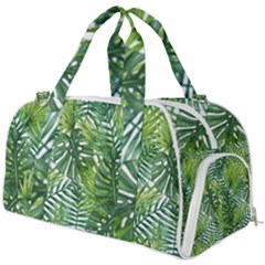 Green Leaves Burner Gym Duffel Bag by goljakoff