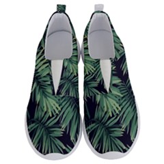 Green Palm Leaves No Lace Lightweight Shoes by goljakoff