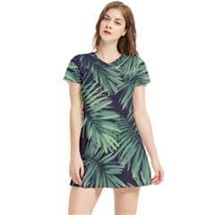 Green Palm Leaves Women s Sports Skirt