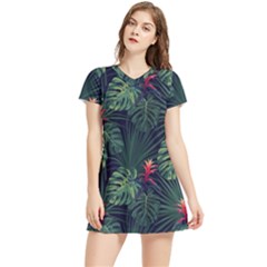 Tropical Flowers Women s Sports Skirt