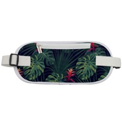 Tropical Flowers Rounded Waist Pouch by goljakoff