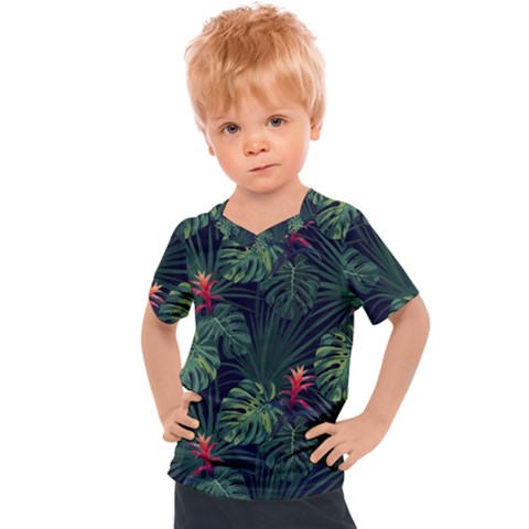 Tropical Flowers Kids  Sports Tee by goljakoff