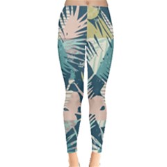 Abstract Flowers Leggings  by goljakoff