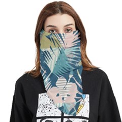 Abstract Flowers Face Covering Bandana (triangle)