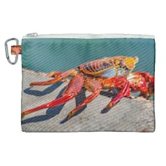 Colored Crab, Galapagos Island, Ecuador Canvas Cosmetic Bag (xl)