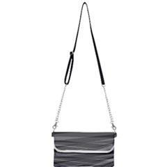 Abstract Geometric Pattern, Silver, Grey And Black Colors Mini Crossbody Handbag by Casemiro