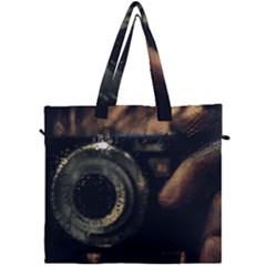 Creative Undercover Selfie Canvas Travel Bag by dflcprintsclothing