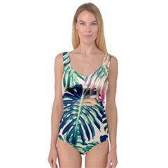 Monstera Leaf Princess Tank Leotard  by goljakoff