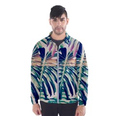 Monstera Leaf Men s Windbreaker by goljakoff