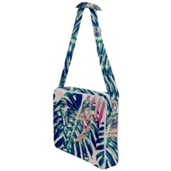 Monstera Leaf Cross Body Office Bag by goljakoff