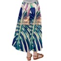 Monstera leaf Satin Palazzo Pants View2