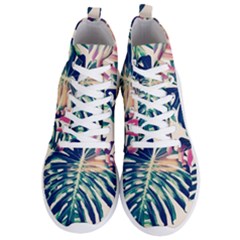 Monstera Leaf Men s Lightweight High Top Sneakers by goljakoff