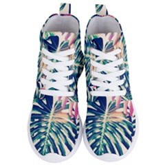 Monstera Leaf Women s Lightweight High Top Sneakers by goljakoff