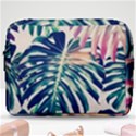 Monstera leaf Make Up Pouch (Large) View1