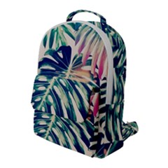 Monstera Leaf Flap Pocket Backpack (large) by goljakoff