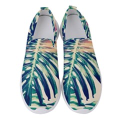 Monstera Leaf Women s Slip On Sneakers by goljakoff