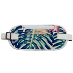 Monstera Leaf Rounded Waist Pouch by goljakoff