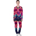 Neon flowers Casual Jacket and Pants Set View1