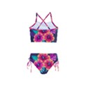 Neon flowers Girls  Tankini Swimsuit View2