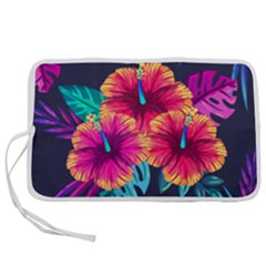 Neon Flowers Pen Storage Case (s)