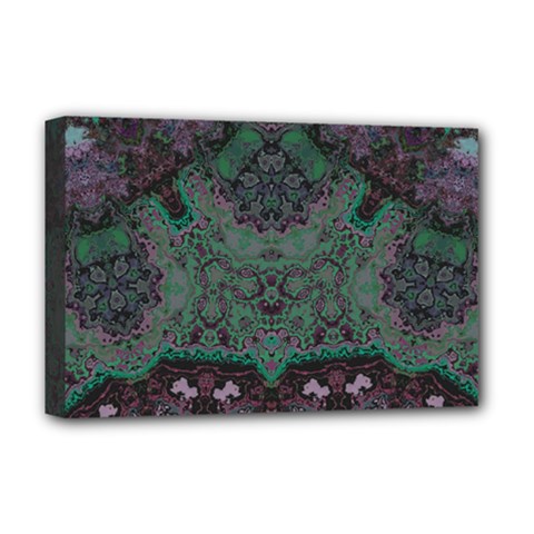 Mandala Corset Deluxe Canvas 18  x 12  (Stretched)