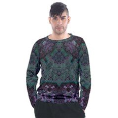 Mandala Corset Men s Long Sleeve Raglan Tee