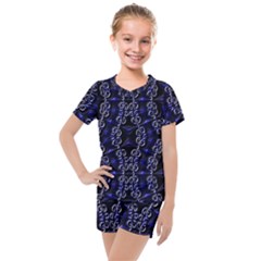 Mandala Cage Kids  Mesh Tee And Shorts Set