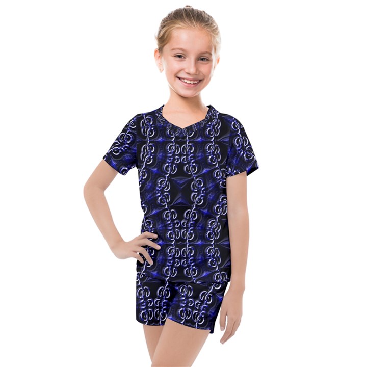 Mandala Cage Kids  Mesh Tee and Shorts Set