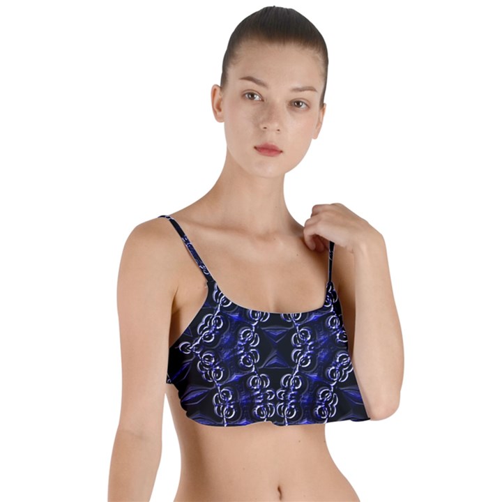 Mandala Cage Layered Top Bikini Top 