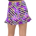 Pop Punk Mandala Fishtail Mini Chiffon Skirt View2