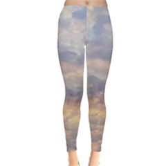 Cloudscape Photo Print Leggings  by dflcprintsclothing