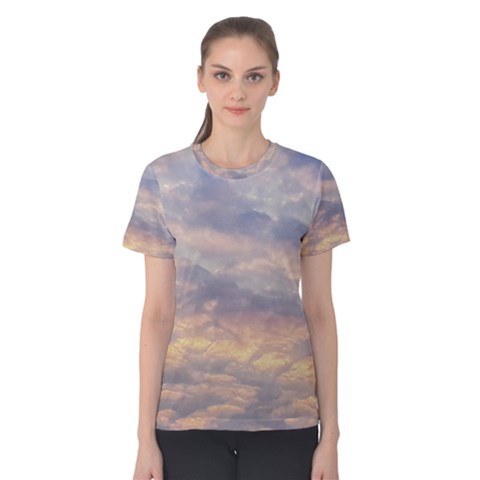 Cloudscape Photo Print Women s Cotton Tee by dflcprintsclothing