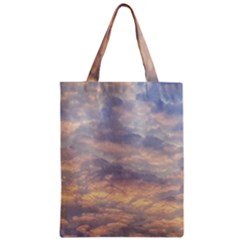 Cloudscape Photo Print Zipper Classic Tote Bag by dflcprintsclothing