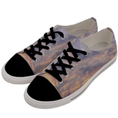 Cloudscape Photo Print Men s Low Top Canvas Sneakers by dflcprintsclothing