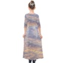 Cloudscape Photo Print Kids  Quarter Sleeve Maxi Dress View2